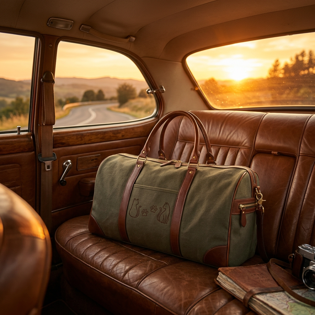 Road trip vintage car lifestyle